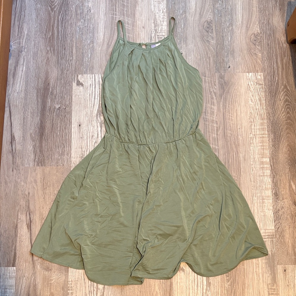 LPA Sage Green Mini Dress